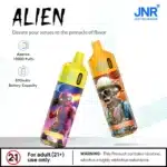 Puff 10kJNR Alien 10000 - Test, buying guide and reviews | PUFF9Kimgi