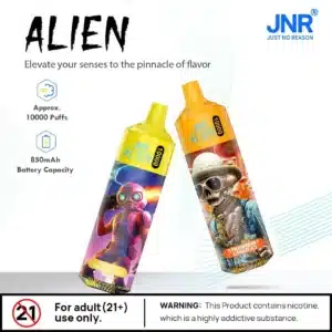 Puff 10kJNR Alien 10000 - Test, buying guide and reviews | PUFF9Kimgi