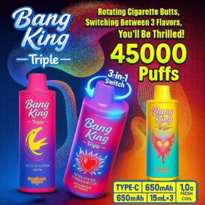 Bang King Triple 45K 45000- Test & Full guide - puff9k