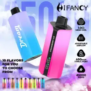 Puff 45kHifancy 45000 Puffs: La Guía Completa 2025 - Pruebas, Revisiones y Análisisishifancy puffs cigarrillo electrónico desechable