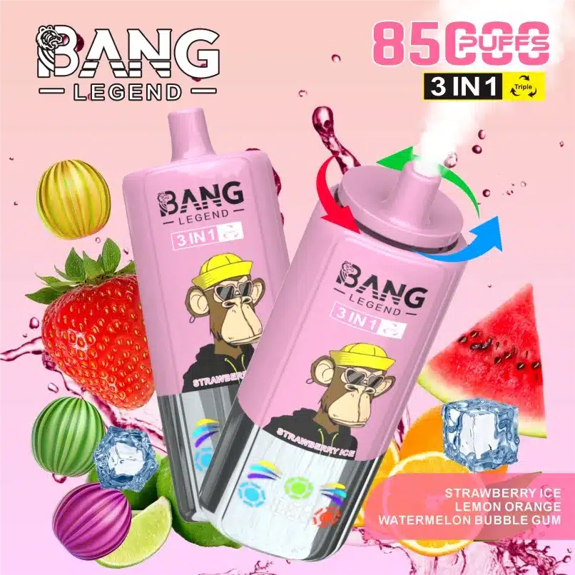 Bang Legend 85K Puffs 3 en 1 cigarette électronique