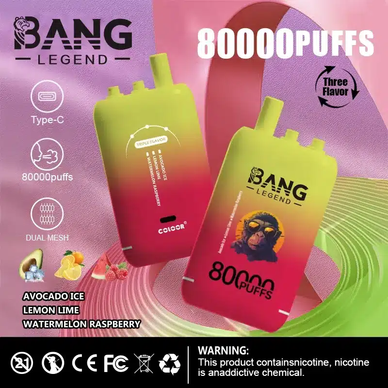 Bang Legend 80K Saveurs Glacées