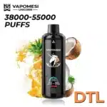 Europees MagazijnVapomesi Unicorn 55000 Puffs: De Complete Test van Ultieme Wegwerp Vapeimgi vapomesi unicorn puffs