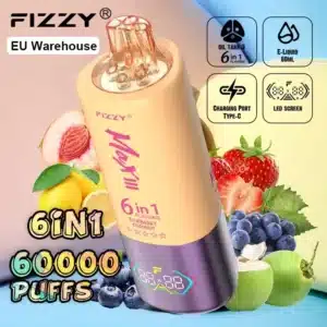 Flavors 6 in 1Puff 60k Fizzy 60000 Puffs : Complete Test and Detailed Opinion 2025imgi puff k fizzy puffs in flavors disposable vape