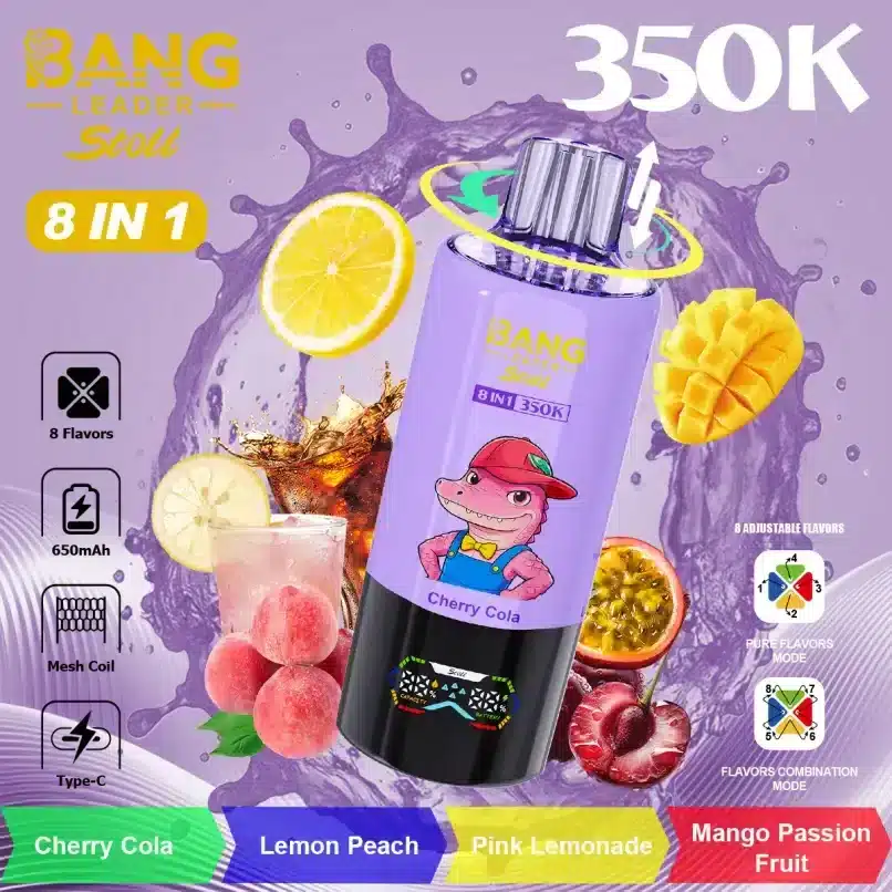 Bang Leader Stoll 350K - 8 en 1 Flavors