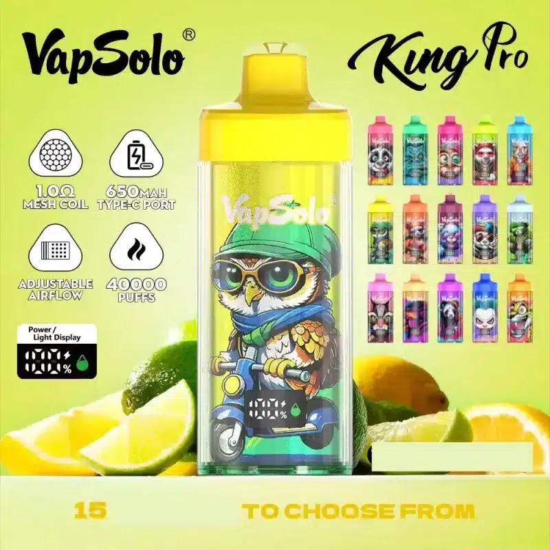 Spécifications techniques VAPSOLO King Pro