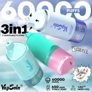 European Warehouse VAPSOLO Triple Pro 60,000 Puffsvapsolo triple k