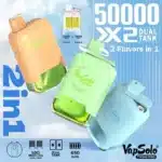 Double FlavorVAPSOLO Twins Pro 50,000 Puffsvapsolo twins kx