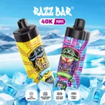 Entrepôt européen RAZZ BAR 40000 Puffs Vapes jetables à écran intelligent 40K réglables en gros - Imagen 2