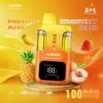 mesii 100k puffs 100000 visible twins 2 in 1 Salt Nicotine puff nicotine mesh coil