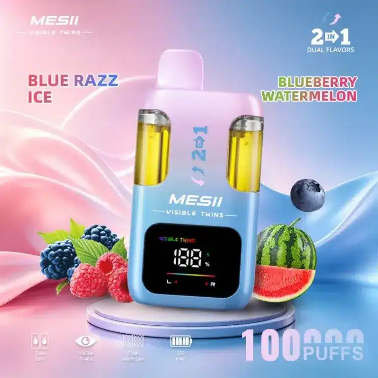 mesii 100k puffs 100000 visible twins 2 in 1 vape pen vape device rechargeable mesii 100k puffs 100000 visible twins 2 in 1 vape pen vape device rechargeable