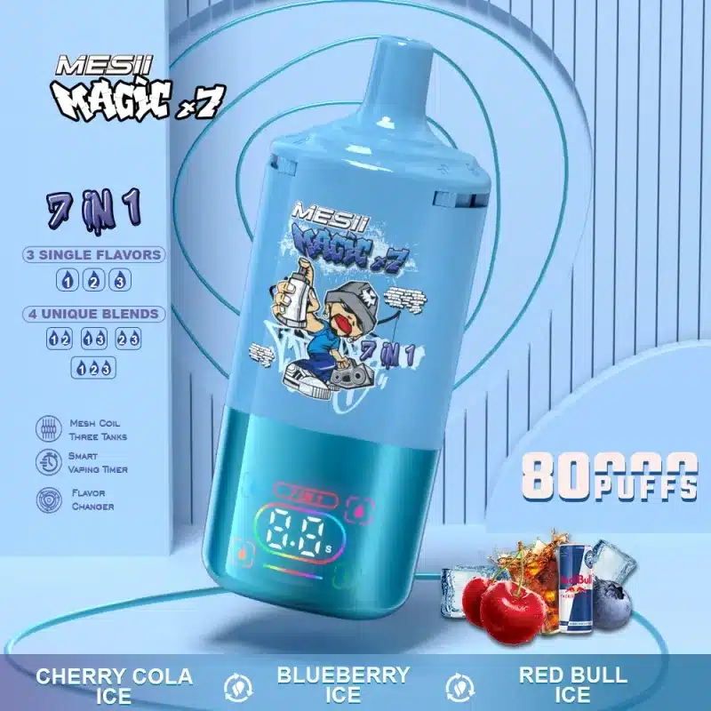 mesii 80000 puffs 80k 7 in 1 magic 80000 puffs Salt Nicotine mesii 80000 puffs 80k 7 in 1 magic 80000 puffs Salt Nicotine