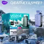European warehouse Vozol Gear 50000 Puffs 50K Ice & Sweet Control